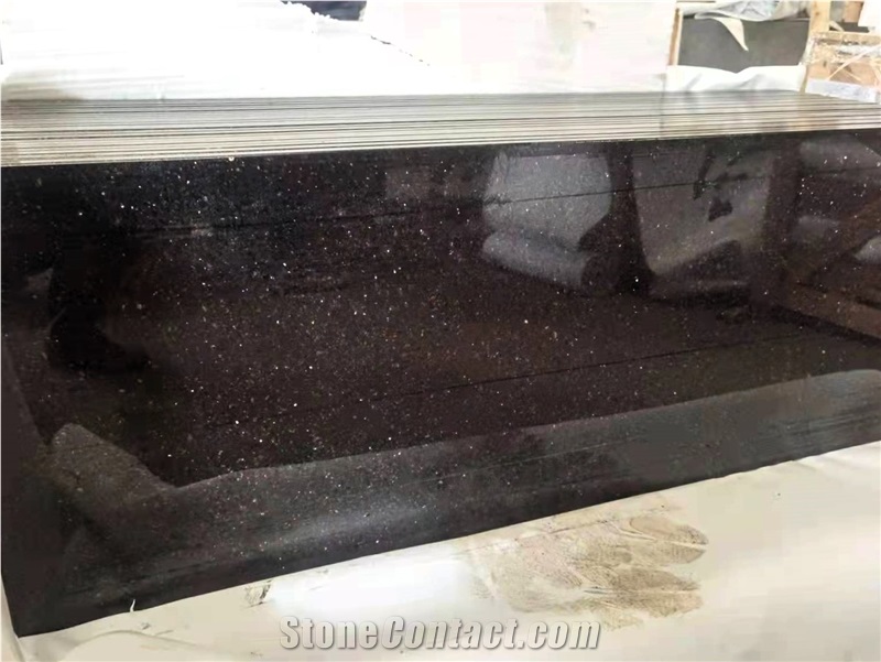Black Galaxy Granite Slabs India Premium Quality