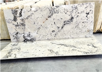 India Alaska White Granite Slabs Premium Quality