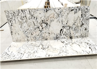 India Alaska White Granite Slabs Premium Quality