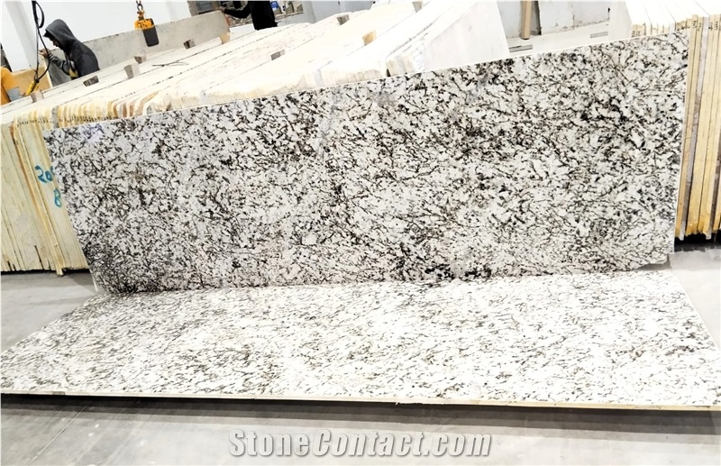 India Alaska White Granite Slabs Premium Quality