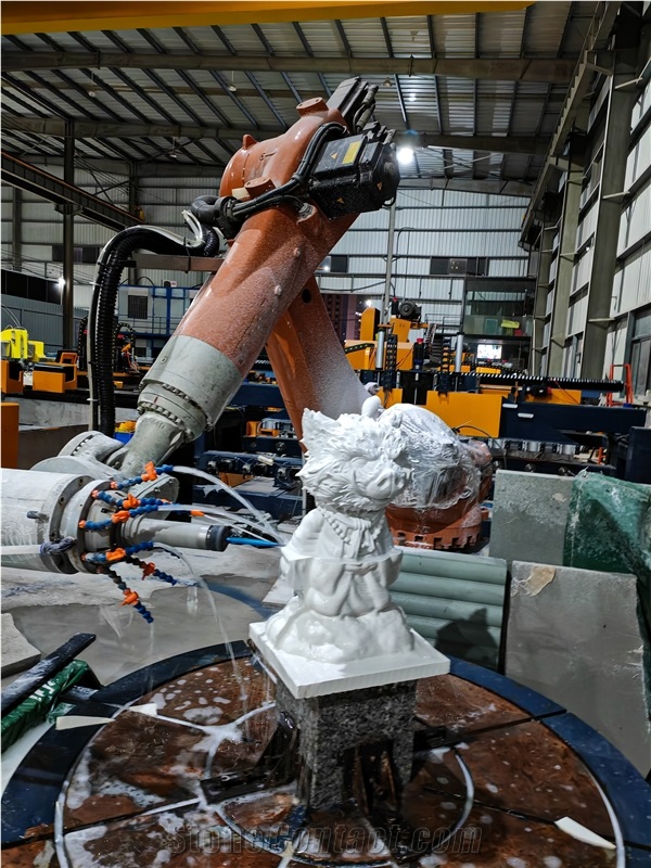 Robot Engraving - Stone Carving Robotic Machine