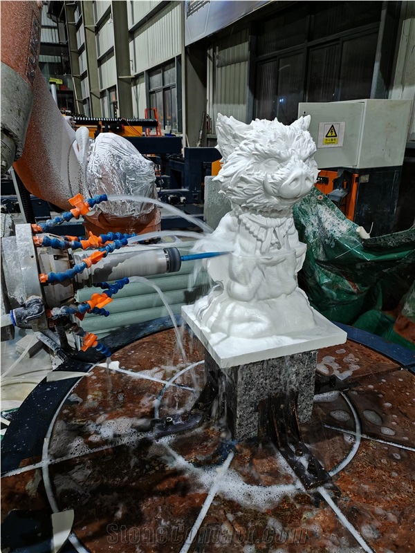 Robot Engraving - Stone Carving Robotic Machine
