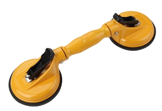 GLASS SUCTION CUP-SELECTED CURVED TWO CUPS YELLOW SPLICER GLASS SUCTION CUP-SELECTED CURVED TWO CUPS YELLOW SPLICER