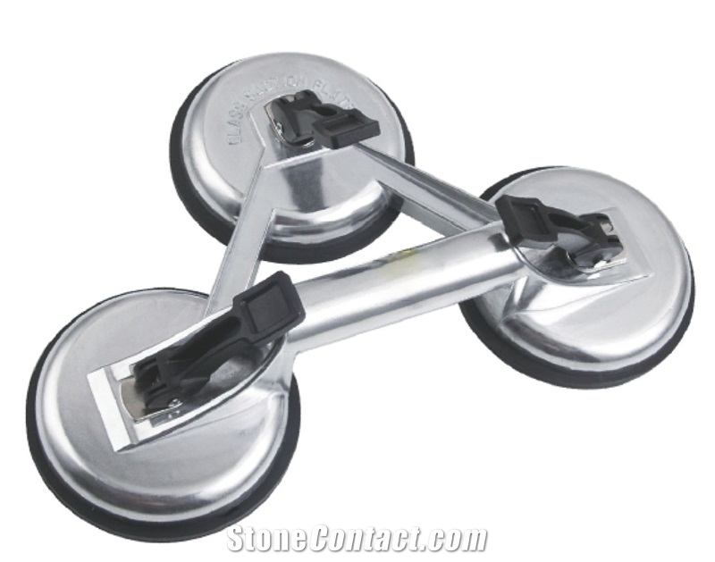 GLASS SUCTION CUP-THREE CUPS SLIVER