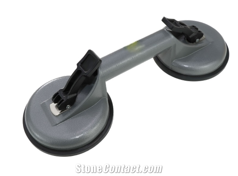 GLASS SUCTION CUP-TWO CUPS GREY