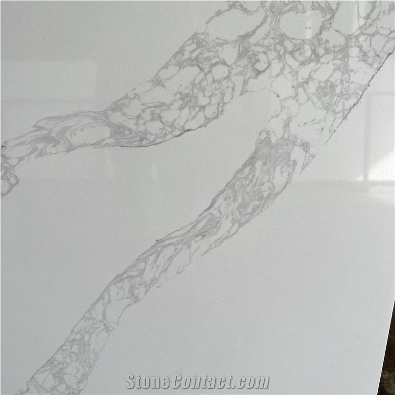 Essential For Quality Homes Staturio  Calacatta Quartz Slabs