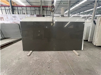 Solid Surface Artificial Black Quartz Slabs