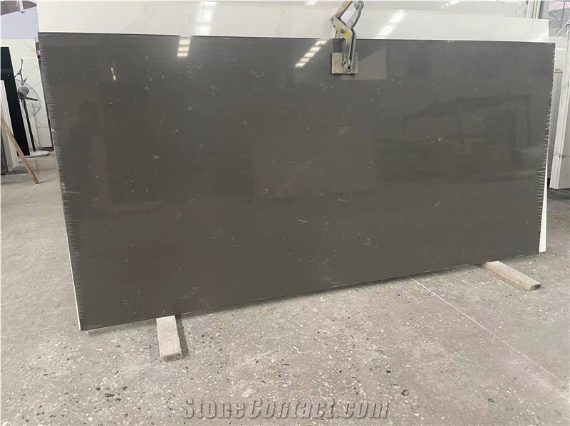 Solid Surface Artificial Black Quartz Slabs