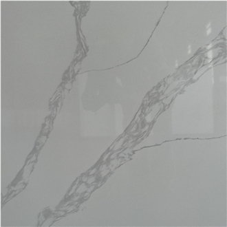 Staturio White Calacatta Quartz Slabs
