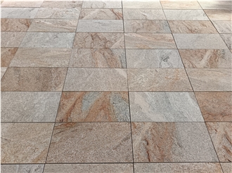 Imperial Gold Granite For Interior Flooring Tiles