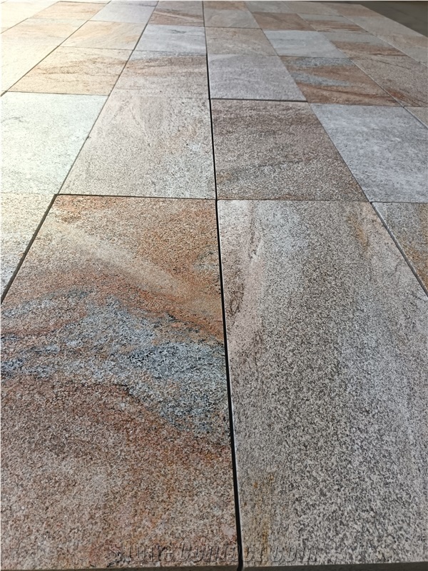 Imperial Gold Granite For Interior Flooring Tiles