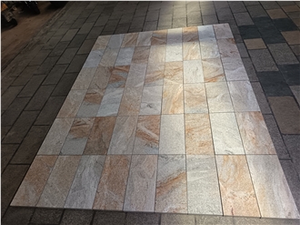 Imperial Gold Granite For Interior Flooring Tiles