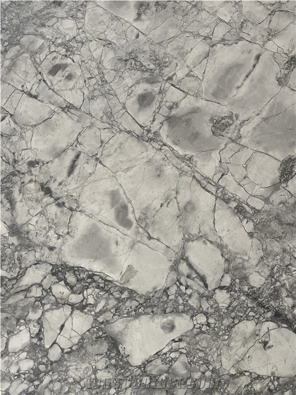 Brazillian Grey Super White Quartzite Wall Cladding Tiles