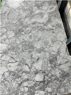 Brazillian Grey Super White Quartzite Wall Cladding Tiles