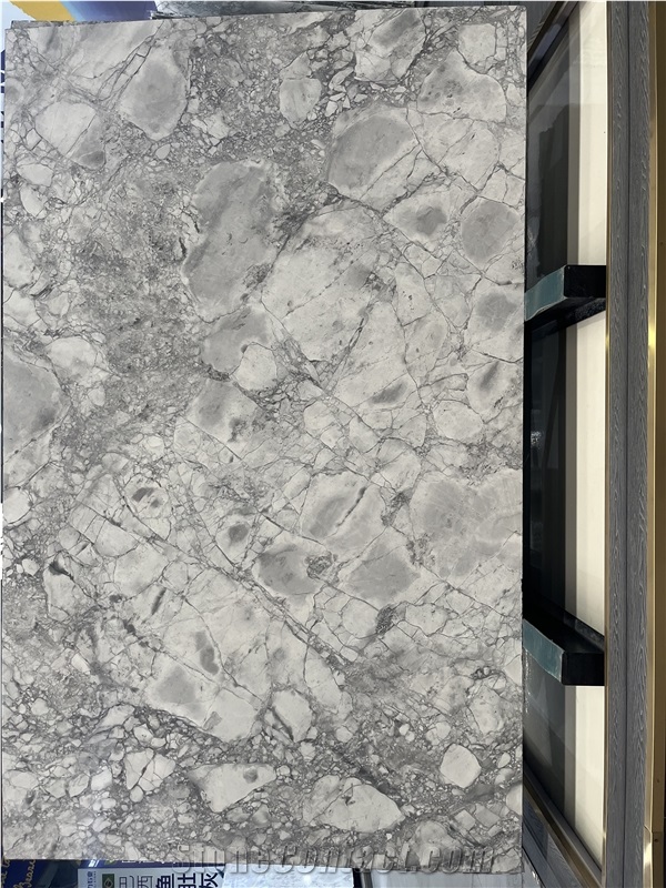 Brazillian Grey Super White Quartzite Wall Cladding Tiles