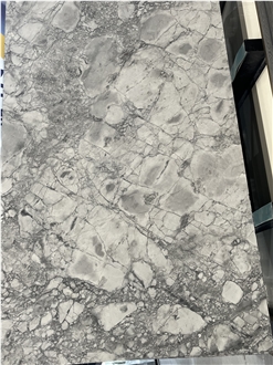 Brazillian Grey Super White Quartzite Wall Cladding Tiles