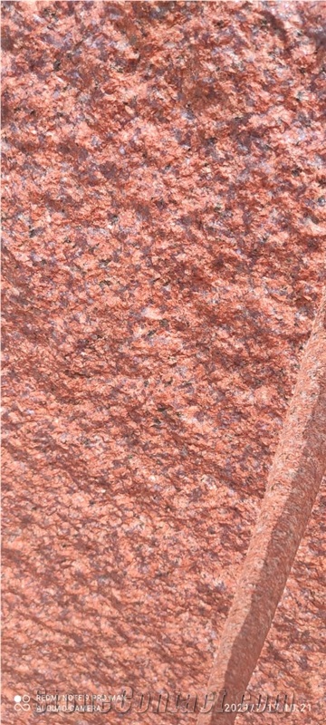 Bundela Red ( Jhansi Red) Exotic Granite Block