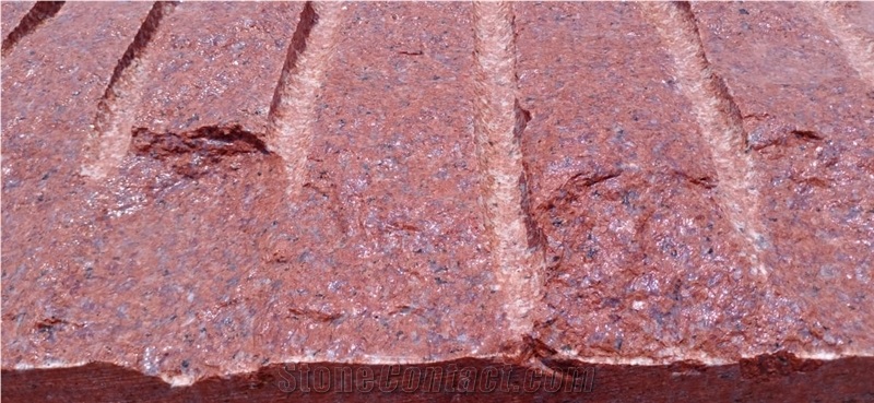 Bundela Red ( Jhansi Red) Exotic Granite Block