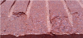 Bundela Red ( Jhansi Red) Exotic Granite Block