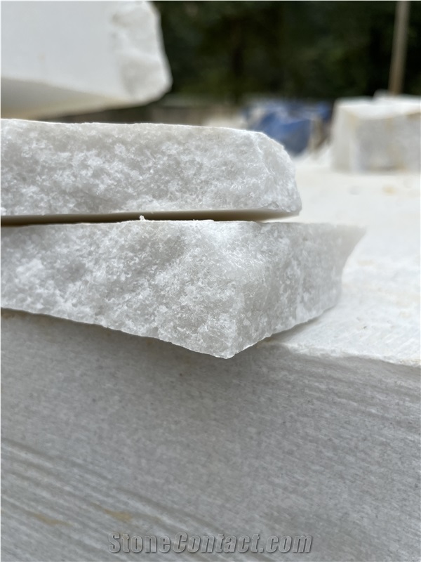 White Vietnam Marble Block