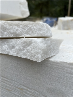 White Vietnam Marble Block