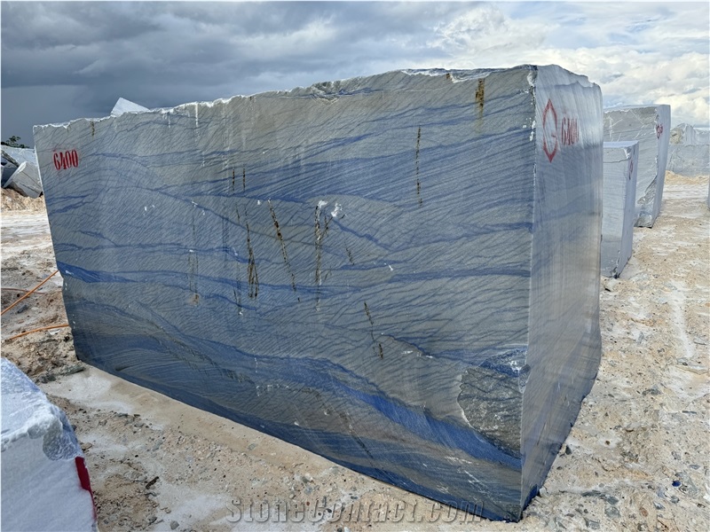 Azul Macaubas Quartzite Blocks - 6400 Blocks