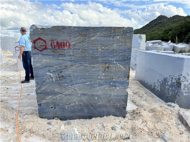 Azul Macaubas Quartzite Blocks - 6400 Blocks