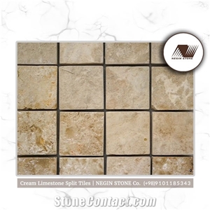 Cream Limestone Paving Cubes