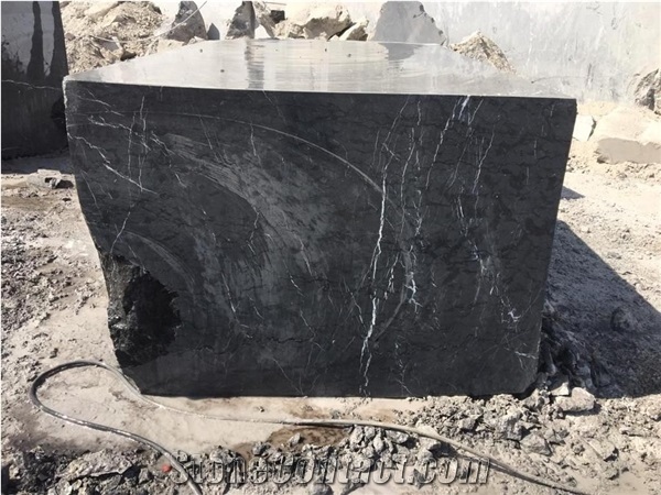 Persian Nero Marquina Marble Blocks
