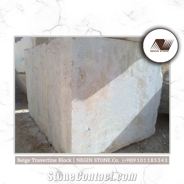 Petro Beige Travertine Blocks