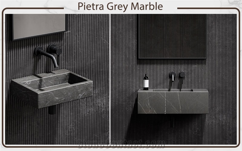 Pietra Grey Marble Wash Sinks