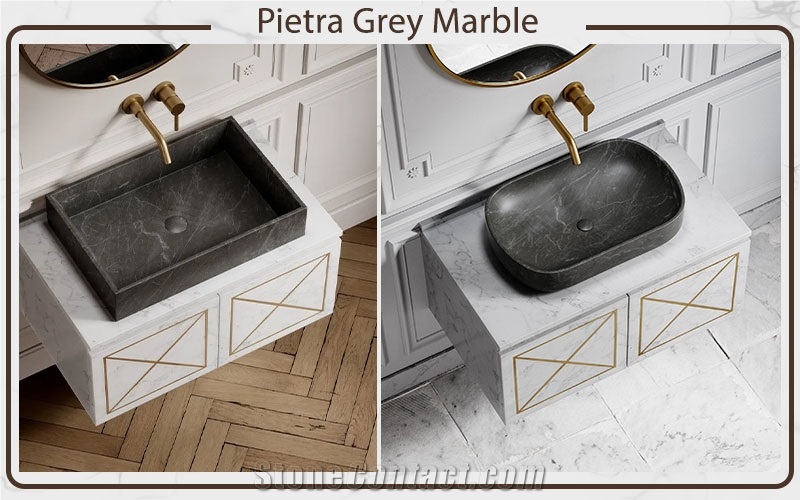 Pietra Grey Marble Wash Sinks