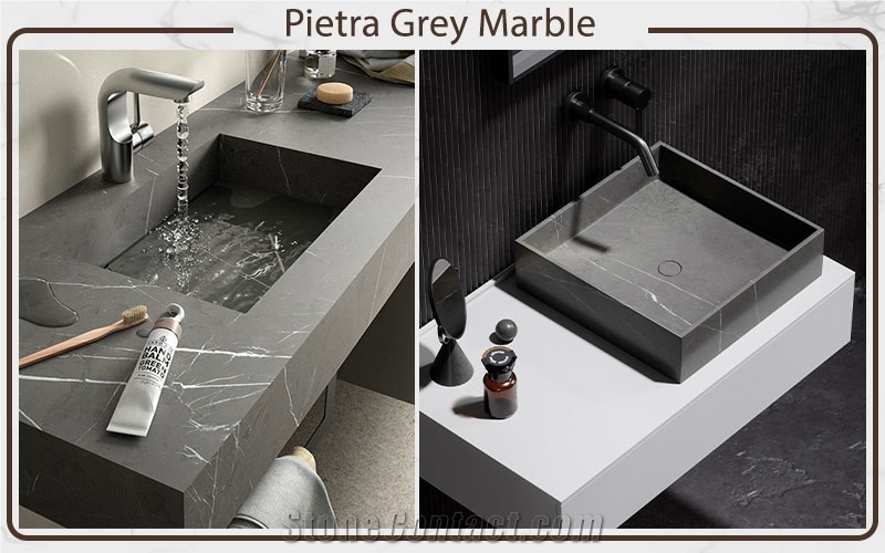 Pietra Grey Marble Wash Sinks