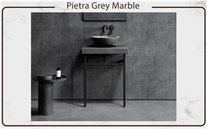 Pietra Grey Marble Wash Sinks