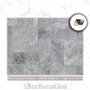 Silver Travertine Pattern
