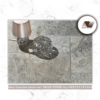 Silver Travertine Patterns