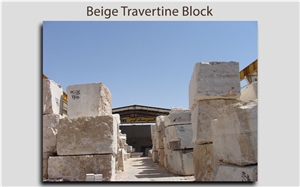 Varton Beige Travertine Blocks