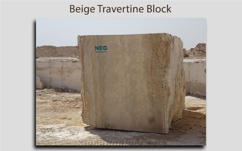 Varton Beige Travertine Blocks