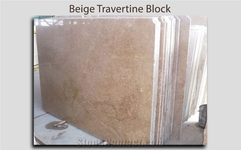 Varton Beige Travertine Blocks