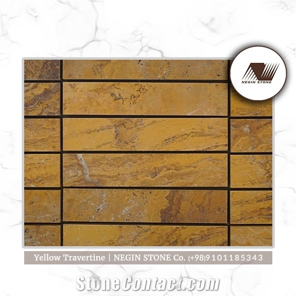 Yellow Travertine Antique Tiles