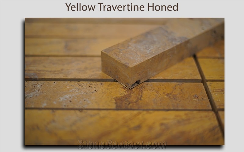 Yellow Travertine Antique Tiles