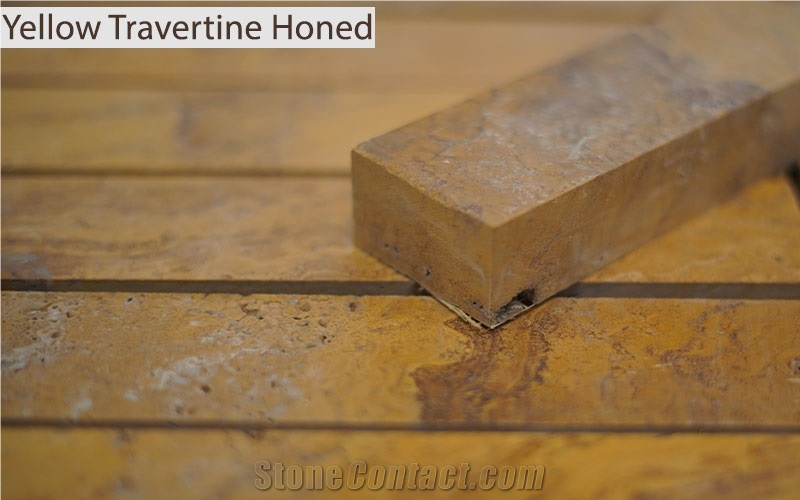 Yellow Travertine Antique Tiles