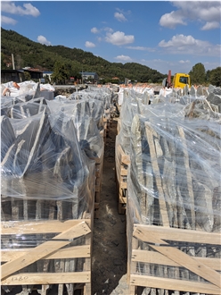 Kavala Schist Stone Irregular Flagstone Slabs