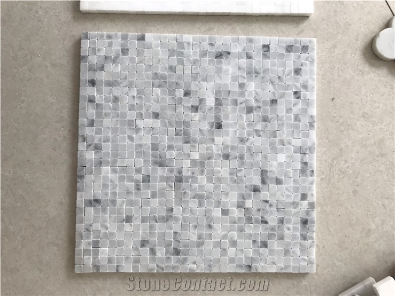 Calacatta Gold White Natural Marble Mosaic Pattern Tiles