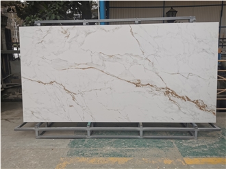 1600X3200x12mm FISH GOLD Sintered Stone Slabs