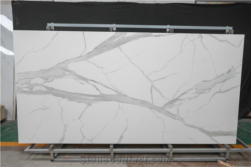 1600X3200x12mm SUPER SNOW WHITE Sintered Stone Slabs