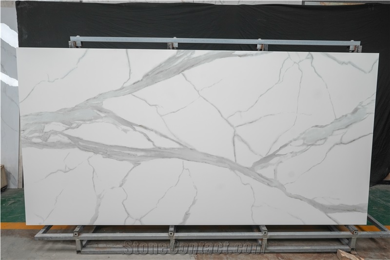 1600X3200x12mm SUPER SNOW WHITE Sintered Stone Slabs
