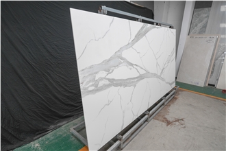 1600X3200x12mm SUPER SNOW WHITE Sintered Stone Slabs