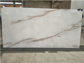 1600X3200X12MM White Jade  Sintered Stone Slabs