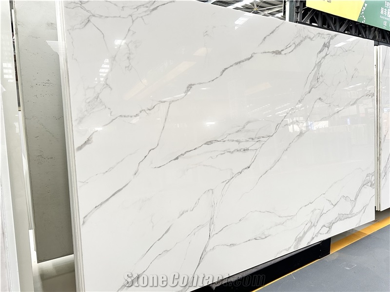 Statuario Nano Stone Slabs  For Wall & Floor